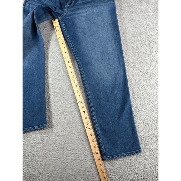 Hollister Jeans Womens 13R (31 x 27) Blue Denim Paperbag Ultra High Rise Mom - Picture 7 of 13